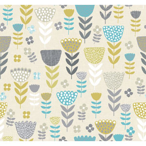 Annika Teal Fabric Fryetts