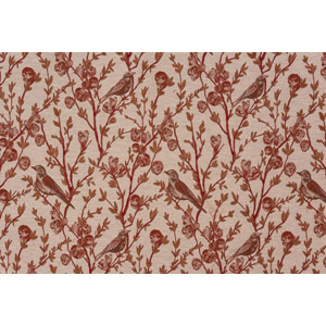 Audley Burnt Orange Fabric Fryetts