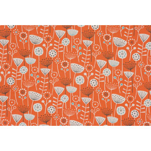 Bergen Burnt Orange Fabric Fryetts