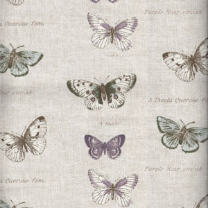 Butterflies Linen Fabric Fryetts