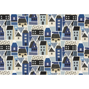 Clovelly Blue Fabric Fryetts