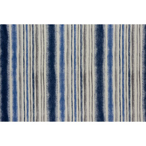 Garda Stripe Indigo Fabric Fryetts