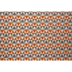 Kaleidoscope Burnt Orange Fabric Fryetts