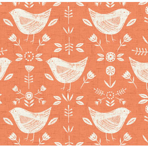 Narvic Burnt Orange Fabric Fryetts