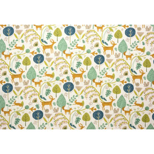 Scandi Woodland Jade Fabric Fryetts