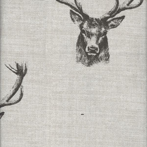 Stags Charcoal Fabric Fryetts