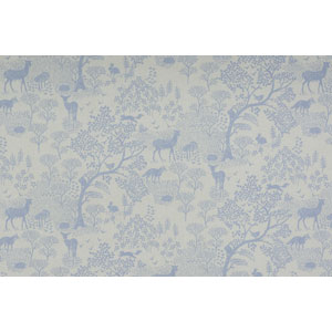 Woodland Life Blue Fabric Fryetts