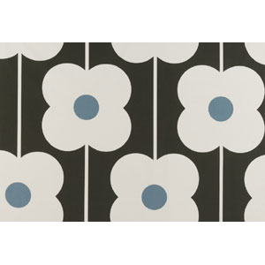 Abacus Flower Powder Blue Fabric Orla Kiely