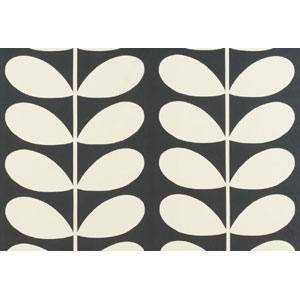 Giant Stem Cool Grey Fabric Orla Kiely