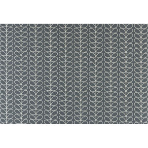 Linear Stem Cool Grey Fabric Orla Kiely