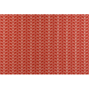 Linear Stem Tomato Fabric Orla Kiely