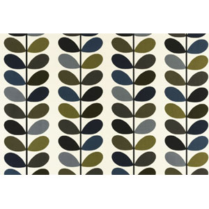 Multi Stem Moss Fabric Orla Kiely