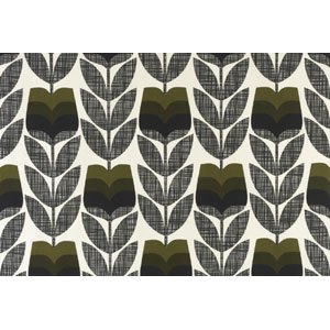 Rosebud Moss Fabric Orla Kiely