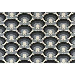 Seventies Flower Oval Fabric Orla Kiely