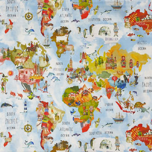 Adventure Rainbow Fabric Prestigious Textiles