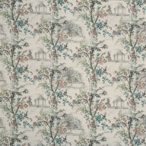 Arboretum Rose Water Fabric Prestigious Textiles