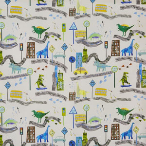 Dino City Reef Fabric Prestigious Textiles