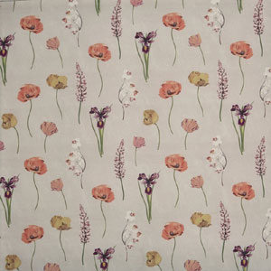 Flower Press Peach Blossom Fabric Prestigious Textiles