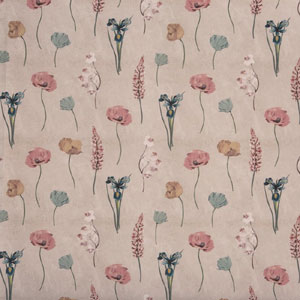 Flower Press Rose Water Fabric Prestigious Textiles