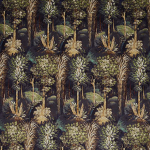 Forbidden Forest Ebony Fabric Prestigious Textiles