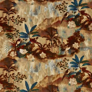 Geisha Clay Pot Fabric Prestigious Textiles