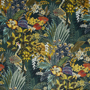 Hidden Paradise Emerald Fabric Prestigious Textiles