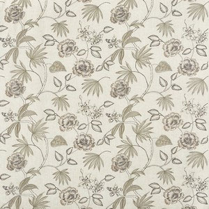 Lotus Flower Washed Linen Fabric Prestigious Textiles