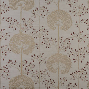 Moonseed Cranberry Fabric Prestigious Textiles