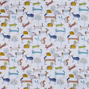 Oh My Deer Marmalade Fabric Prestigious Textiles