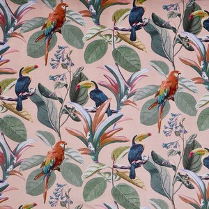 Parrot Coral Fabric Prestigious Textiles