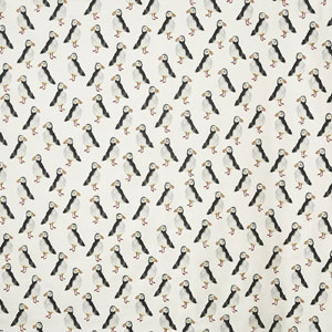 Puffin Black Fabric Prestigious Textiles