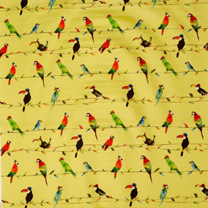 Toucan Talk Zest Fabric Prestigious Textiles