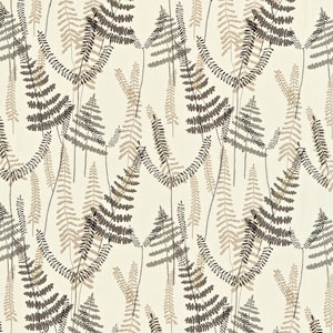 Athyrium Chalk Pewter Biscuit 133530 Fabric Scion Living