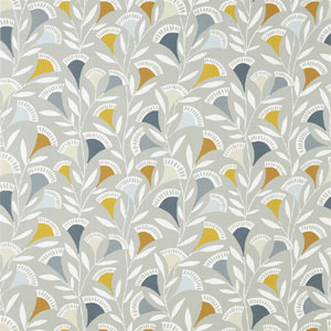 Noukku Dandelion Butterscotch Charcoal 120591 Fabric Scion Living