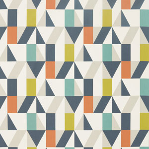 Nuevo Citrus Paprika Forest 120711 Fabric Scion Living