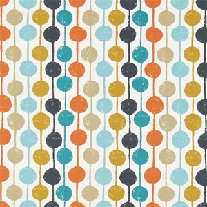 Taimi Sulpher Tangerine Kingfisher 120363 Fabric Scion Living