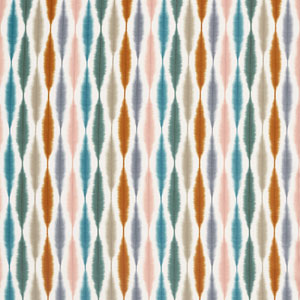 Usuko Olive Ginger Teal 120756 Fabric Scion Living